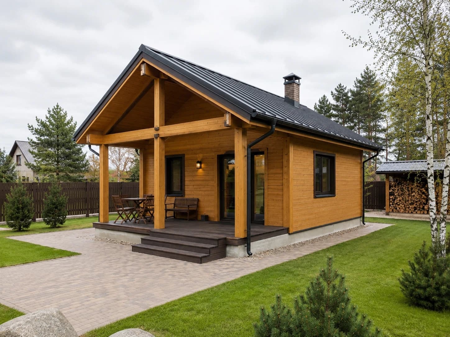 Каркасная баня Wood 24 — фото 3